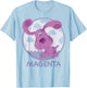 Blue's Clues Magenta Simple Portrait T-Shirt - T-Shirt | Light Blue