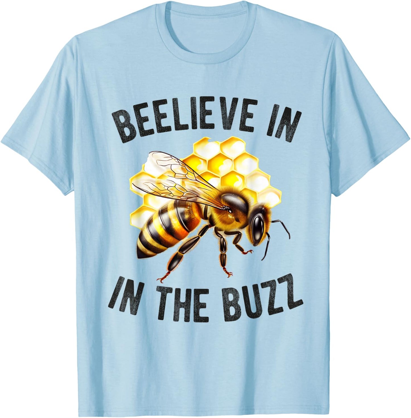 Bee Women Men Yellow Bumble Bees Honey Beekeeper Apiarists T-Shirt - T-Shirt | Light Blue