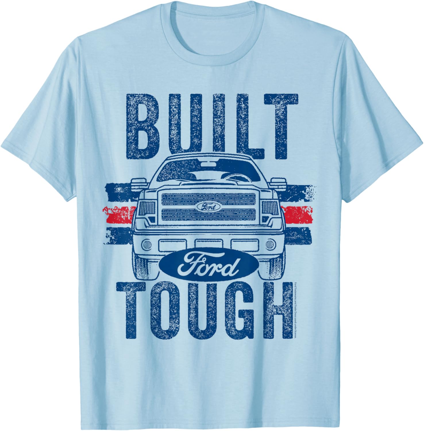 Ford - F-150 Truck Built Tough With Logo T-Shirt - T-Shirt | Light Blue