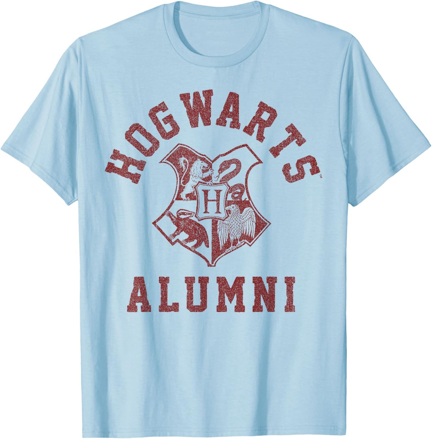 Harry Potter Hogwarts Alumni Crest Small T-Shirt - T-Shirt | Light Blue