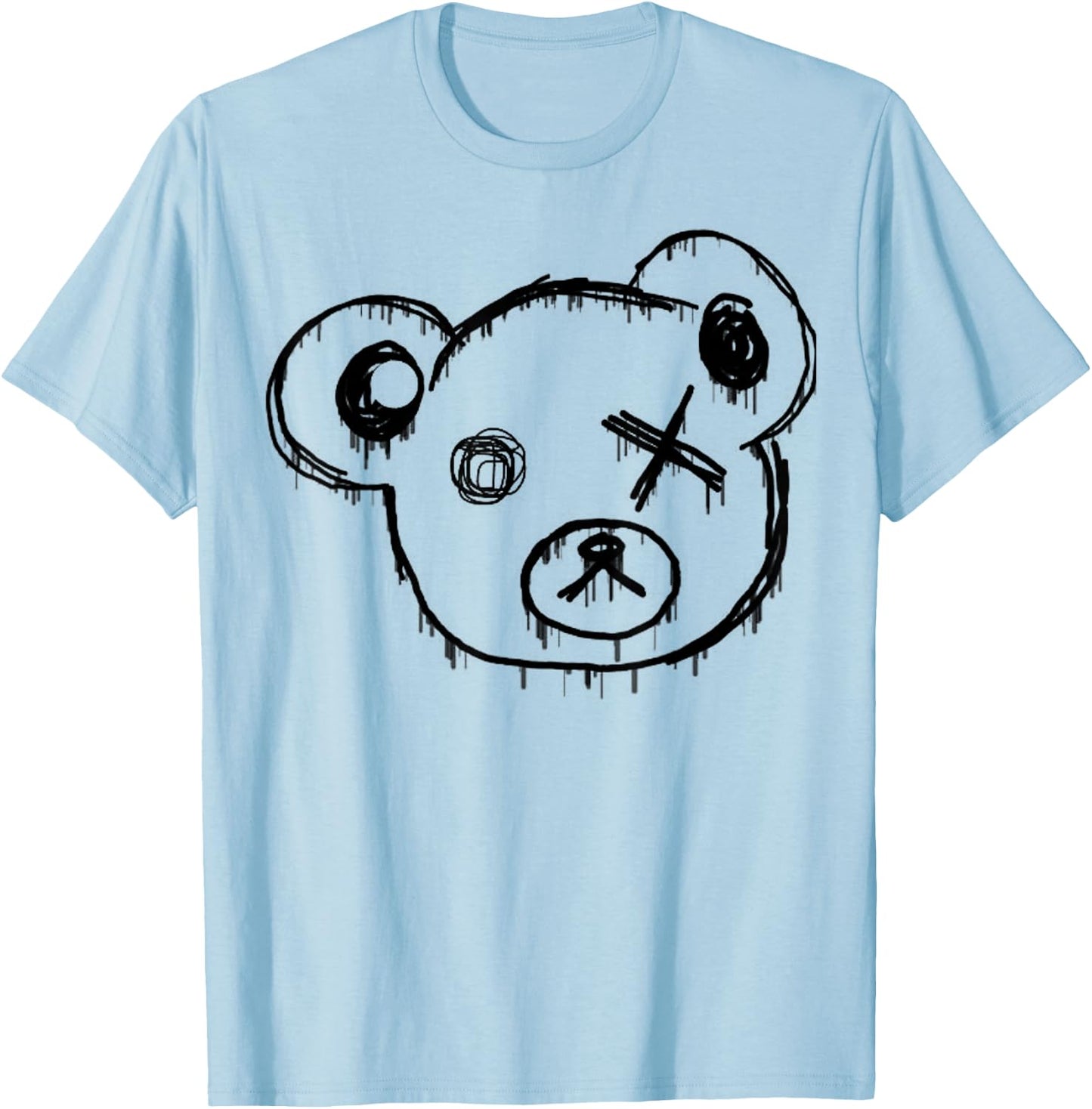 Teddy Anime Teddy Bear Cute Bear Women Men T-Shirt - T-Shirt | Light Blue