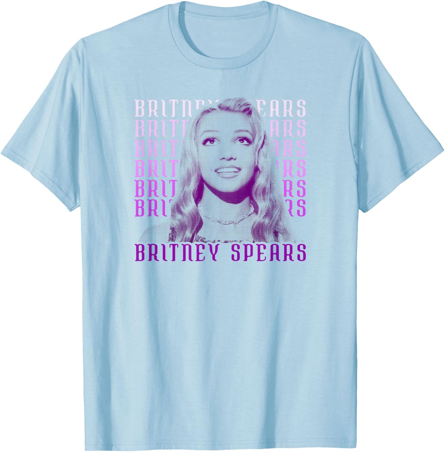 Britney Spears - Lucky T-Shirt - T-Shirt | Light Blue