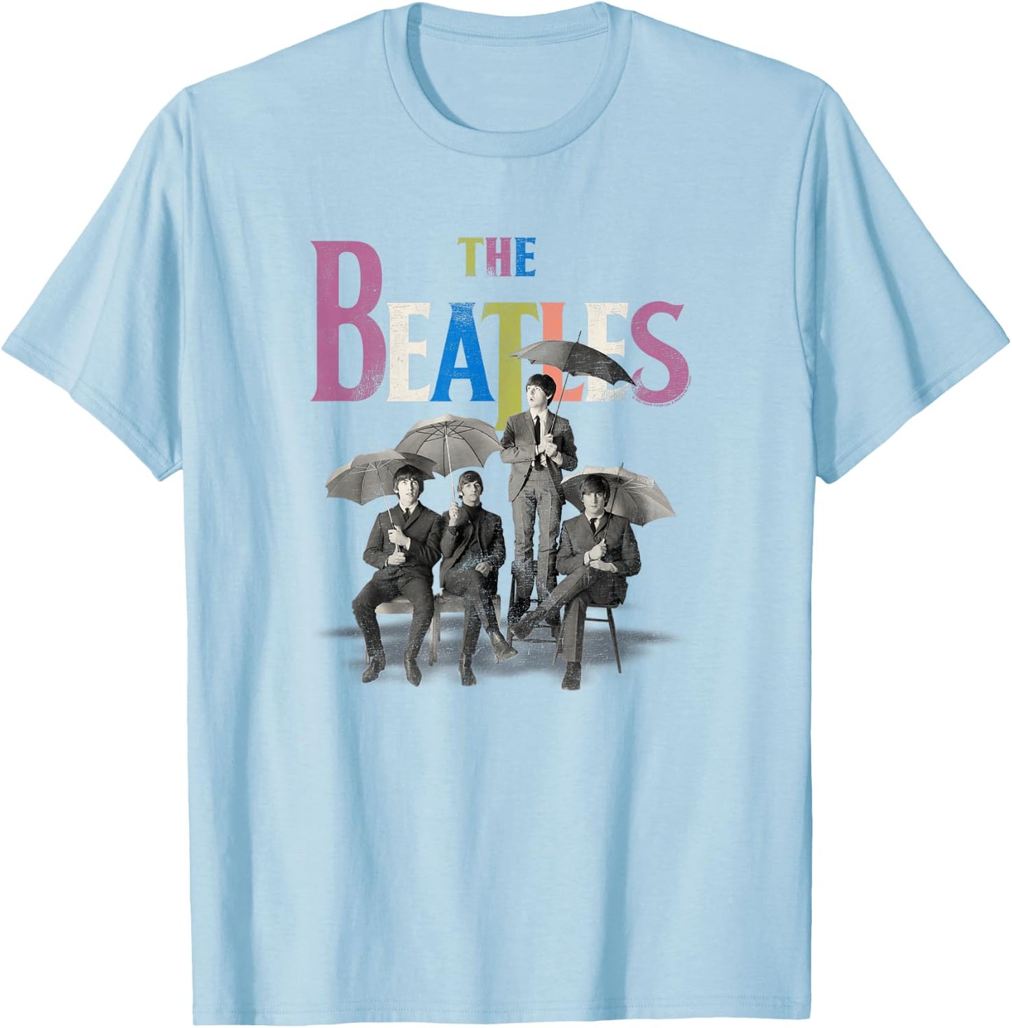 The Beatles - in the Rain T-Shirt - T-Shirt | Light Blue