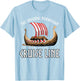 Viking Ship Cruise Norwegian Line T-Shirt - T-Shirt | Light Blue