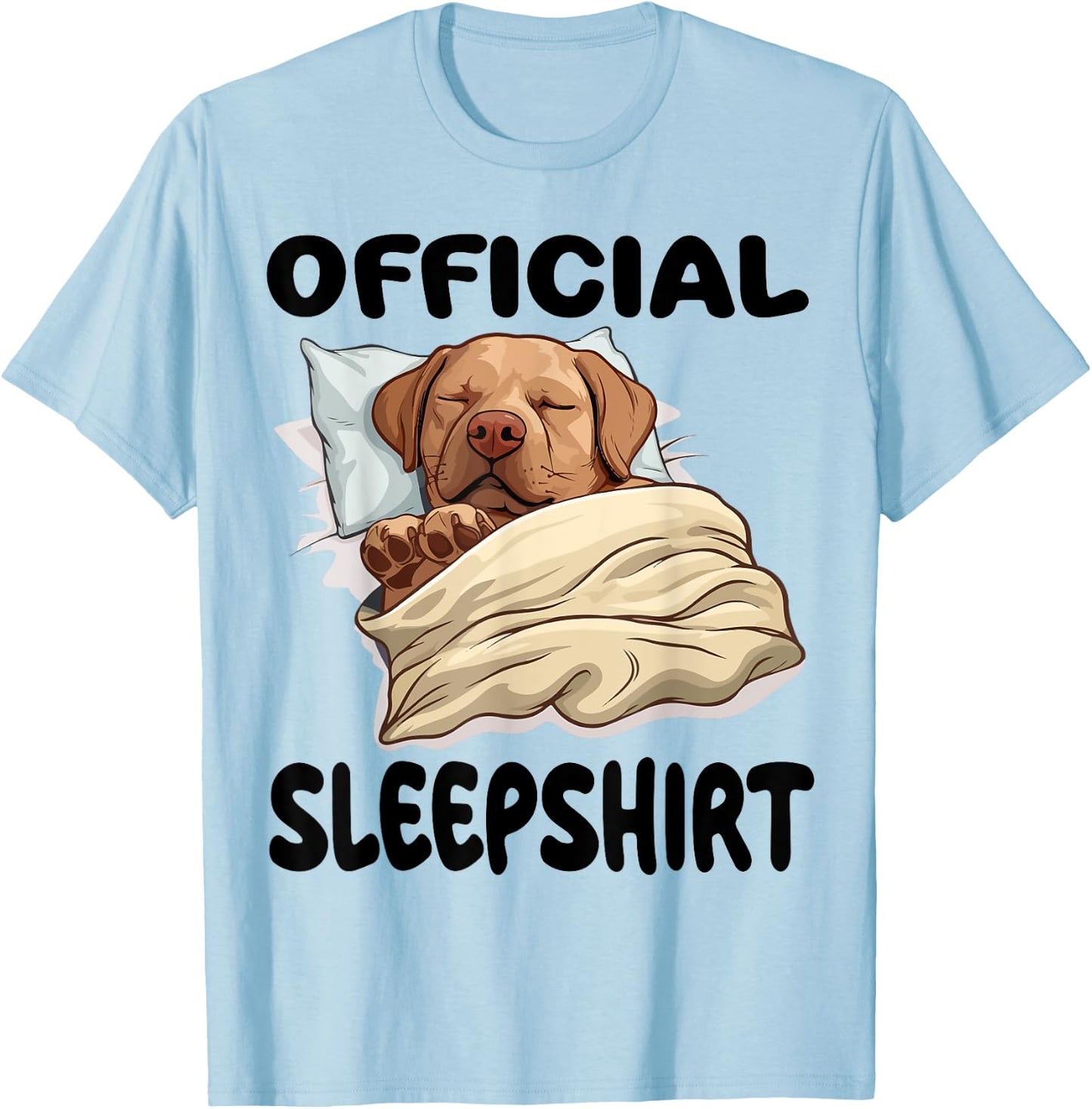 Labrador Retriever Official Sleepshirt Pajamas Nightgown T-Shirt - T-Shirt | Light Blue
