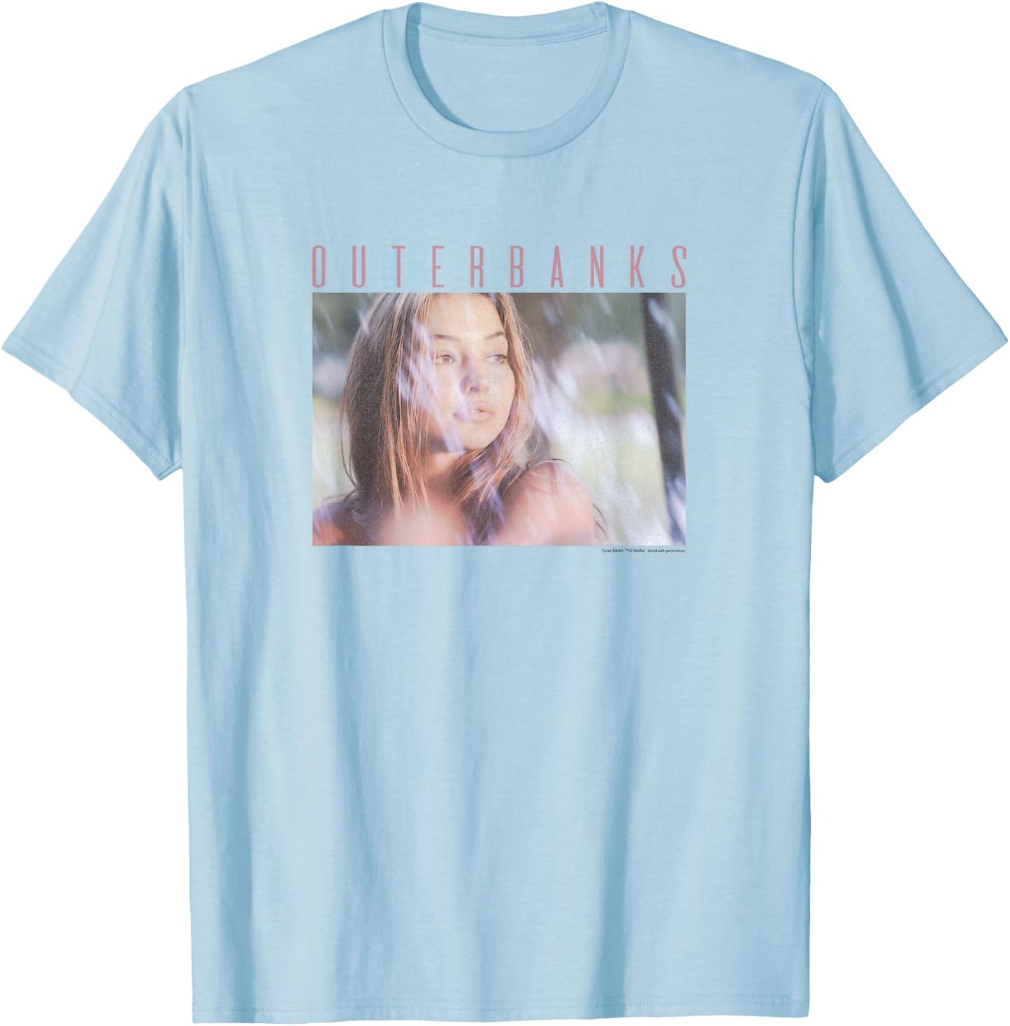 Outer Banks Sarah Portrait T-Shirt - T-Shirt | Light Blue
