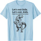 Funny Lets Eat Kids Punctuation Saves Lives Grammar School T-Shirt - T-Shirt | Light Blue