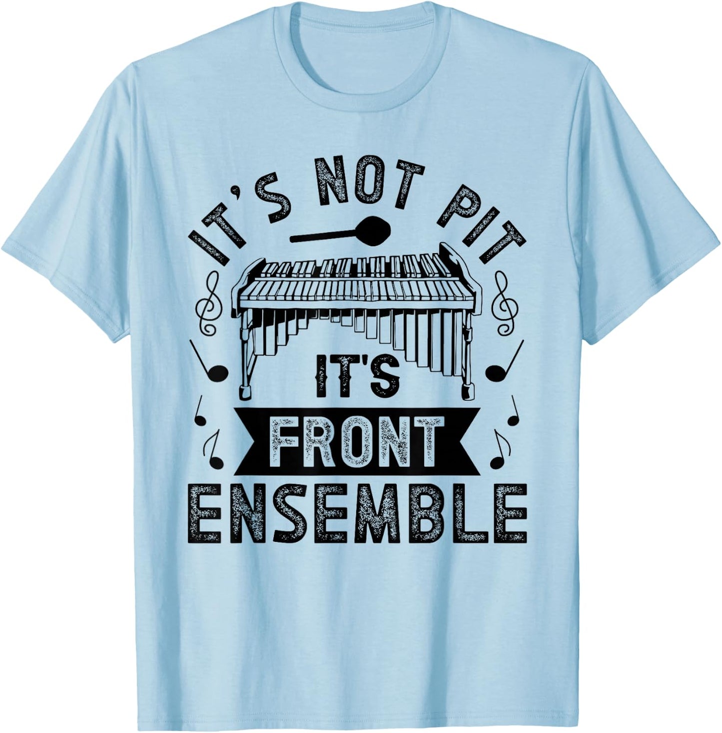 Front Ensemble Marimba Player Marimba Lover Marimba T-Shirt - T-Shirt | Light Blue
