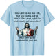 Funny Jesus Gave Up His Weekend Meme Joke Christianity Love T-Shirt - T-Shirt | Light Blue