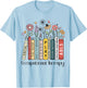 Occupational Therapy Wildflower Book OT Therapist Assistant T-Shirt - T-Shirt | Light Blue