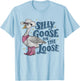 Silly Goose On The Loose Vintage Silly Goose T-Shirt - T-Shirt | Light Blue