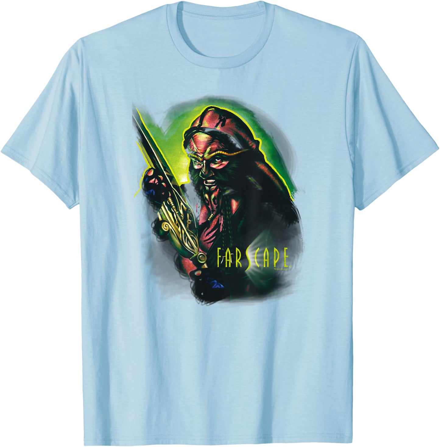 Farscape Dargo Warrior T-Shirt - T-Shirt | Light Blue