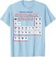 Marvel Spider-Man Periodic Table Of Spider-Man Symbols T-Shirt - T-Shirt | Light Blue