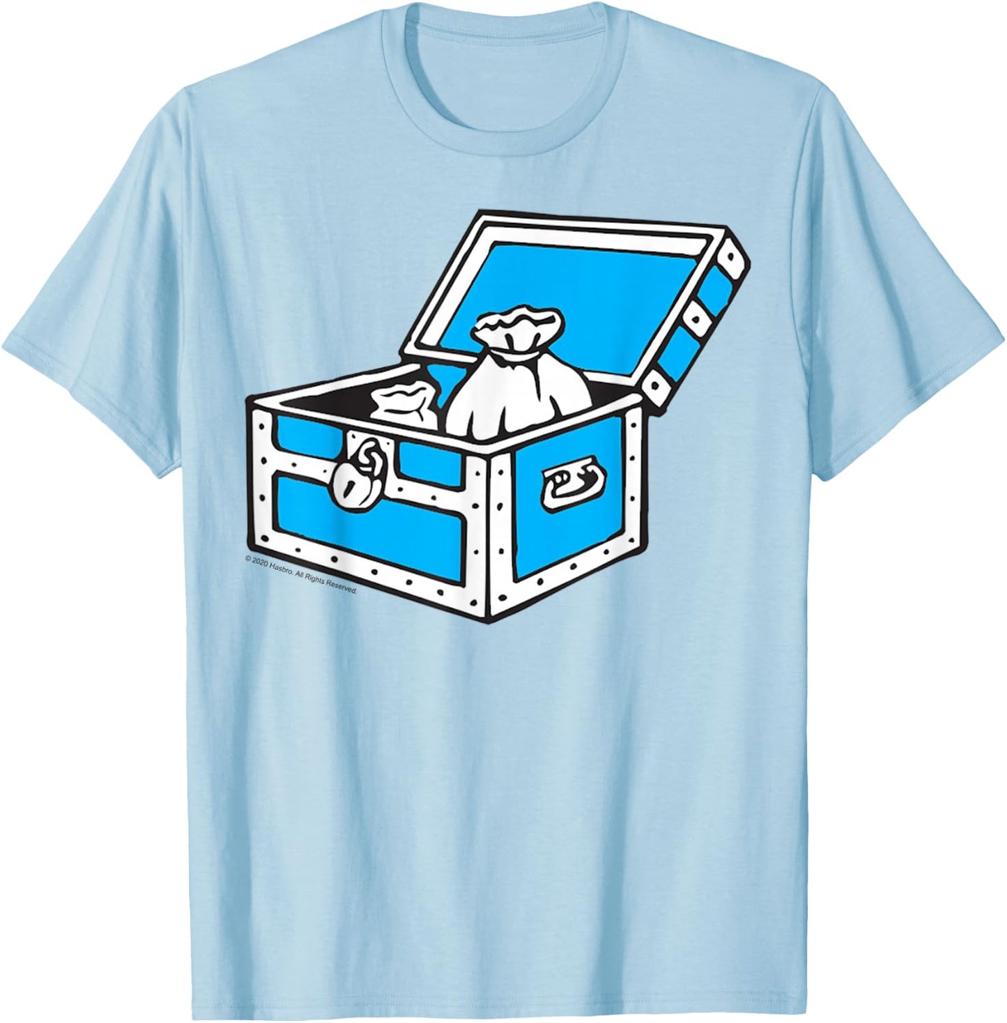 Monopoly Community Chest Logo T-Shirt - T-Shirt | Light Blue