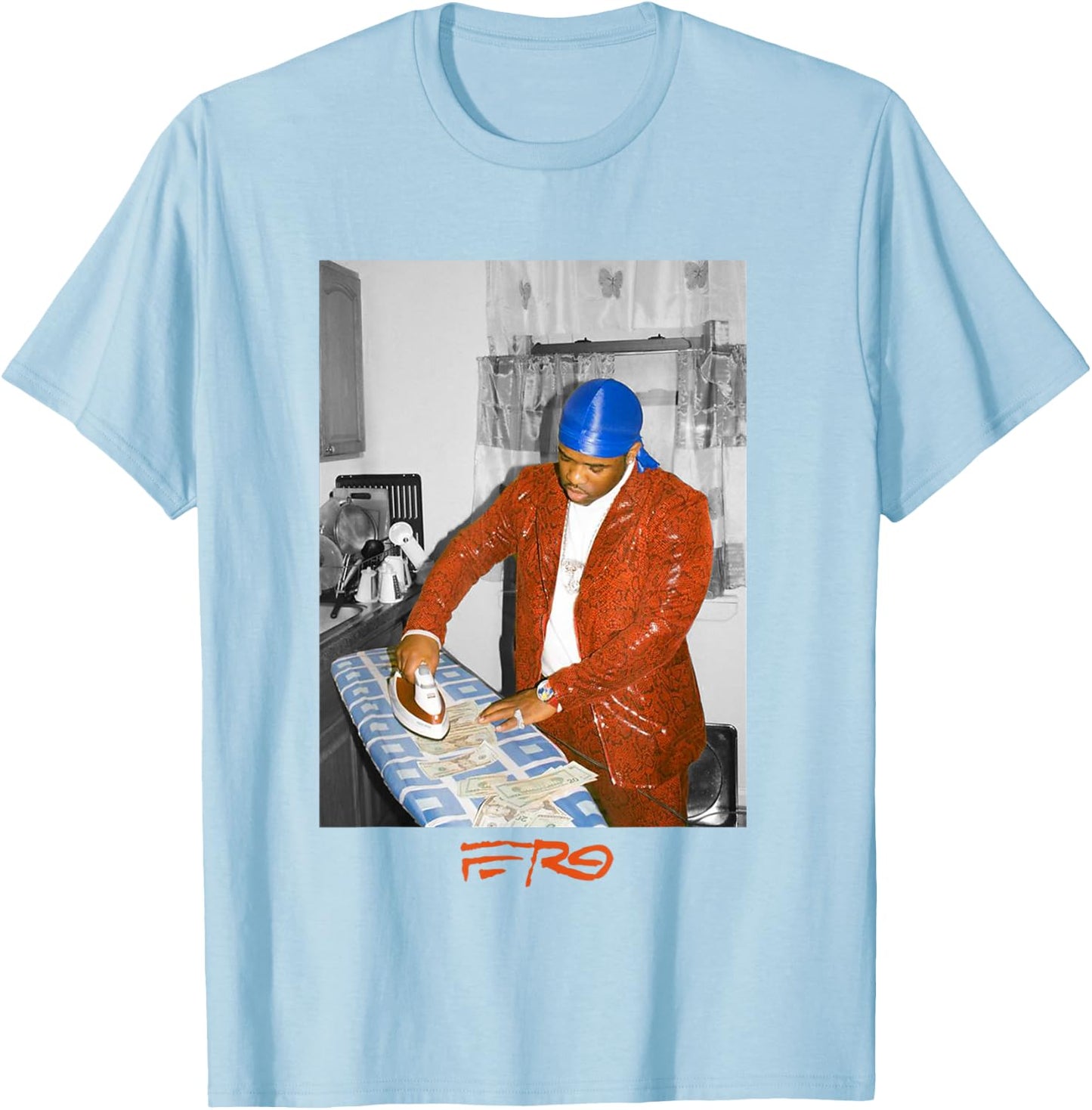 A$AP Ferg Official Ironing Board T-Shirt - T-Shirt | Light Blue
