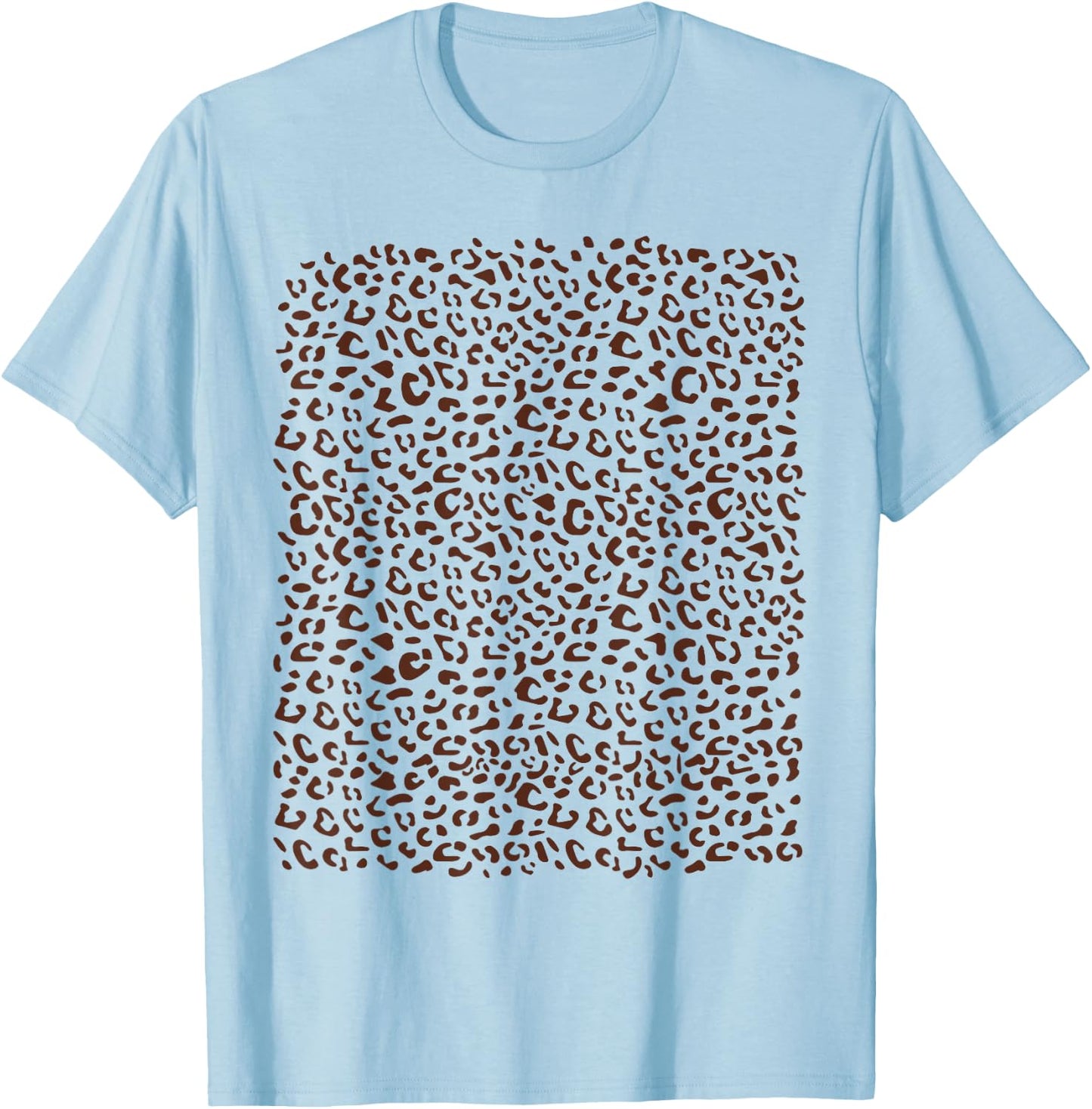 Cheetah Print Costume Halloween Cheetah Costumes T-Shirt - T-Shirt | Light Blue