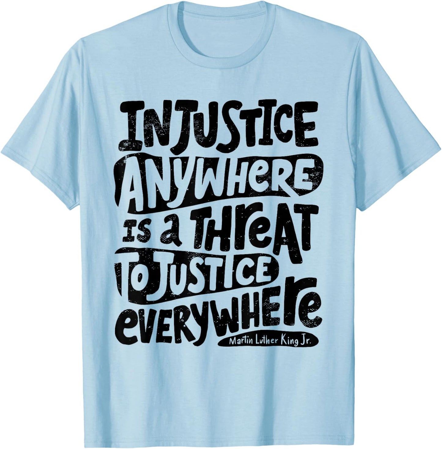 Black Lives Matter African American Protest Racism BLM Small T-Shirt - T-Shirt | Light Blue