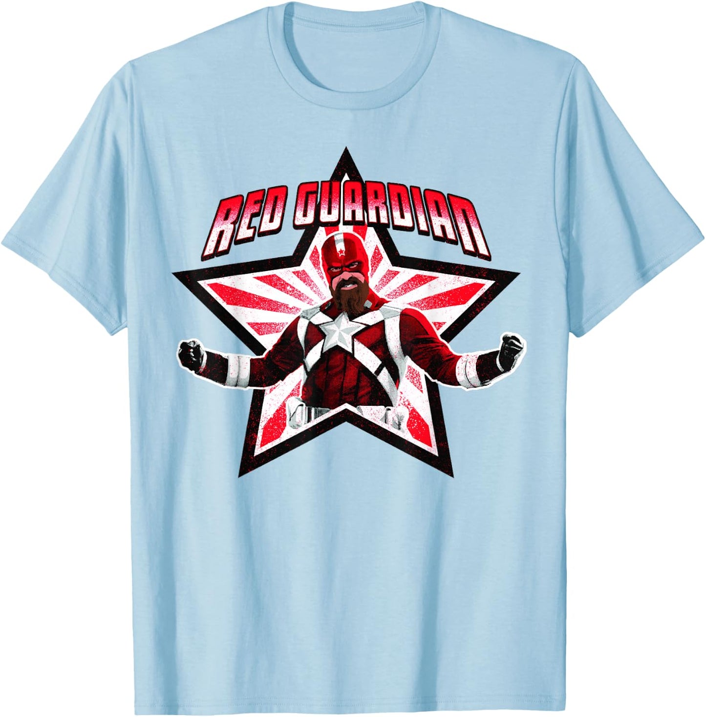 Marvel Black Widow Red Guardian Portrait T-Shirt - T-Shirt | Light Blue