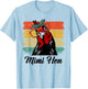 Retro Mimi Hen Chicken Mimi Chicken Lover Farmer Mothers Day T-Shirt - T-Shirt | Light Blue
