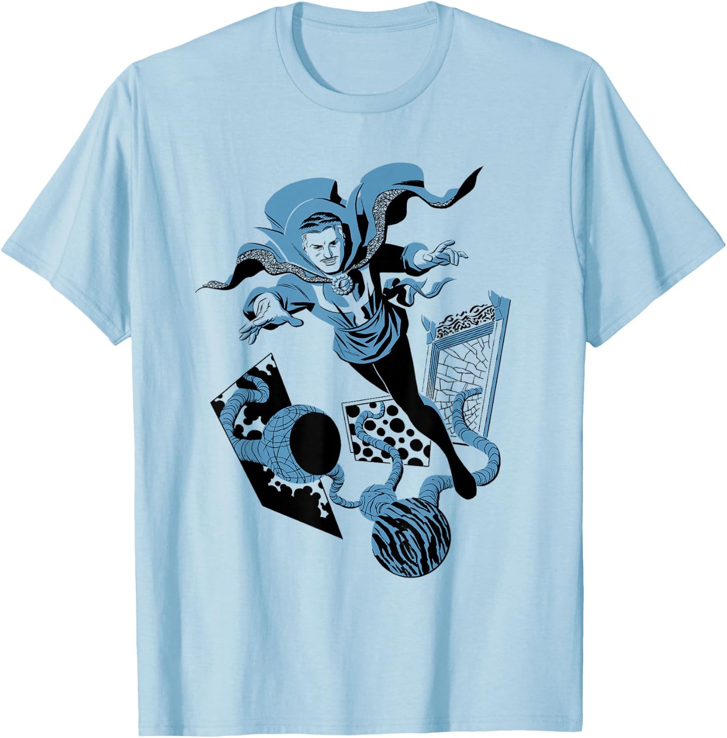 Marvel Doctor Strange Two-Tone Variant Cover T-Shirt - T-Shirt | Light Blue