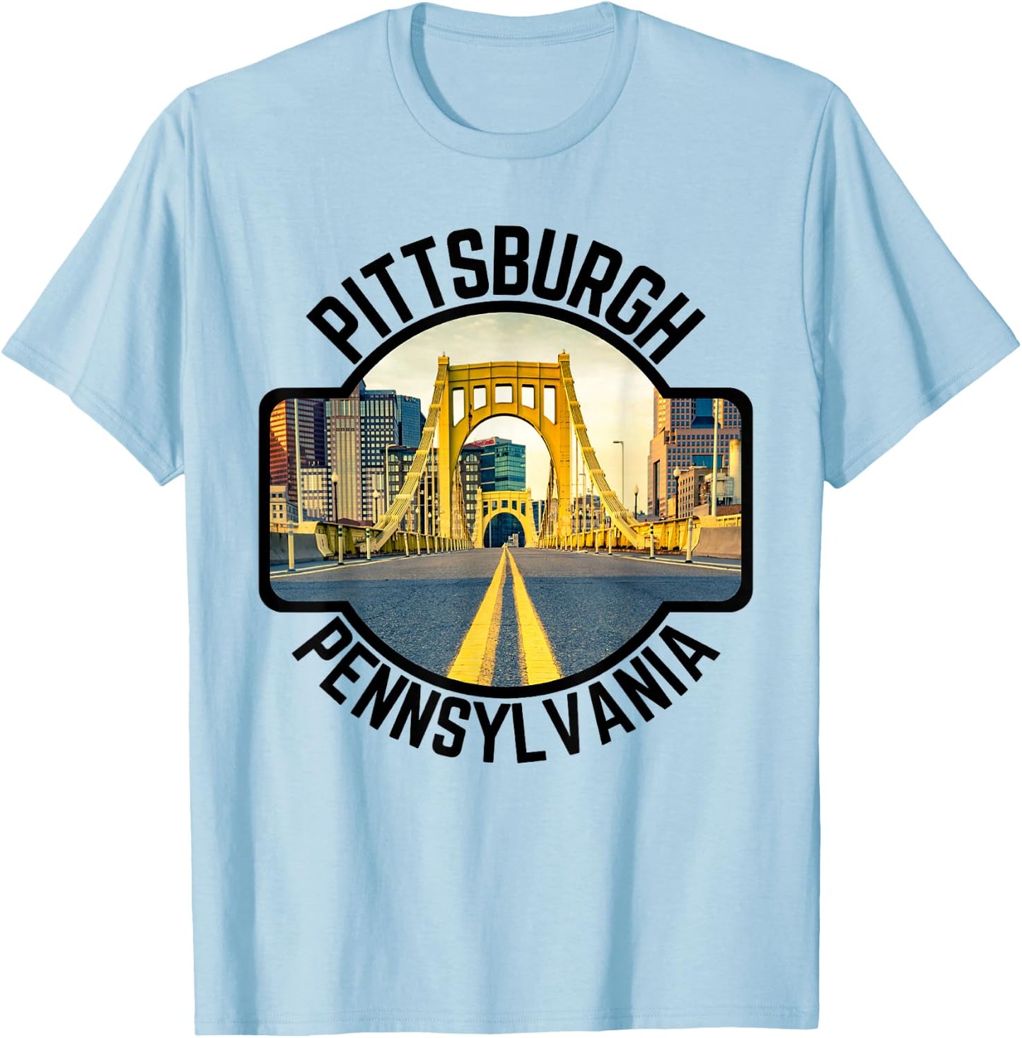 Pittsburgh T-Shirt - T-Shirt | Light Blue