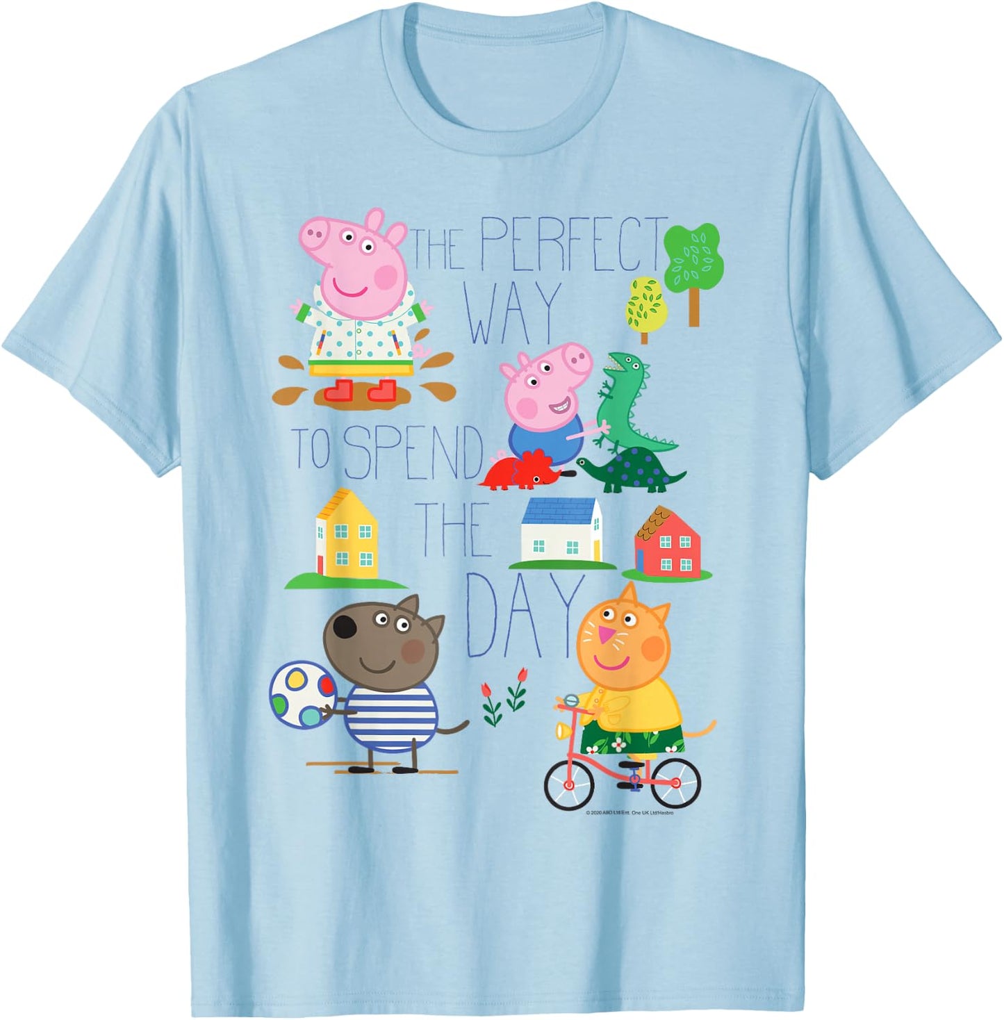 Peppa Pig Perfect Day T-Shirt - T-Shirt | Light Blue