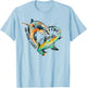 I like sharks and maybe 3 people T-Shirt - T-Shirt | Light Blue