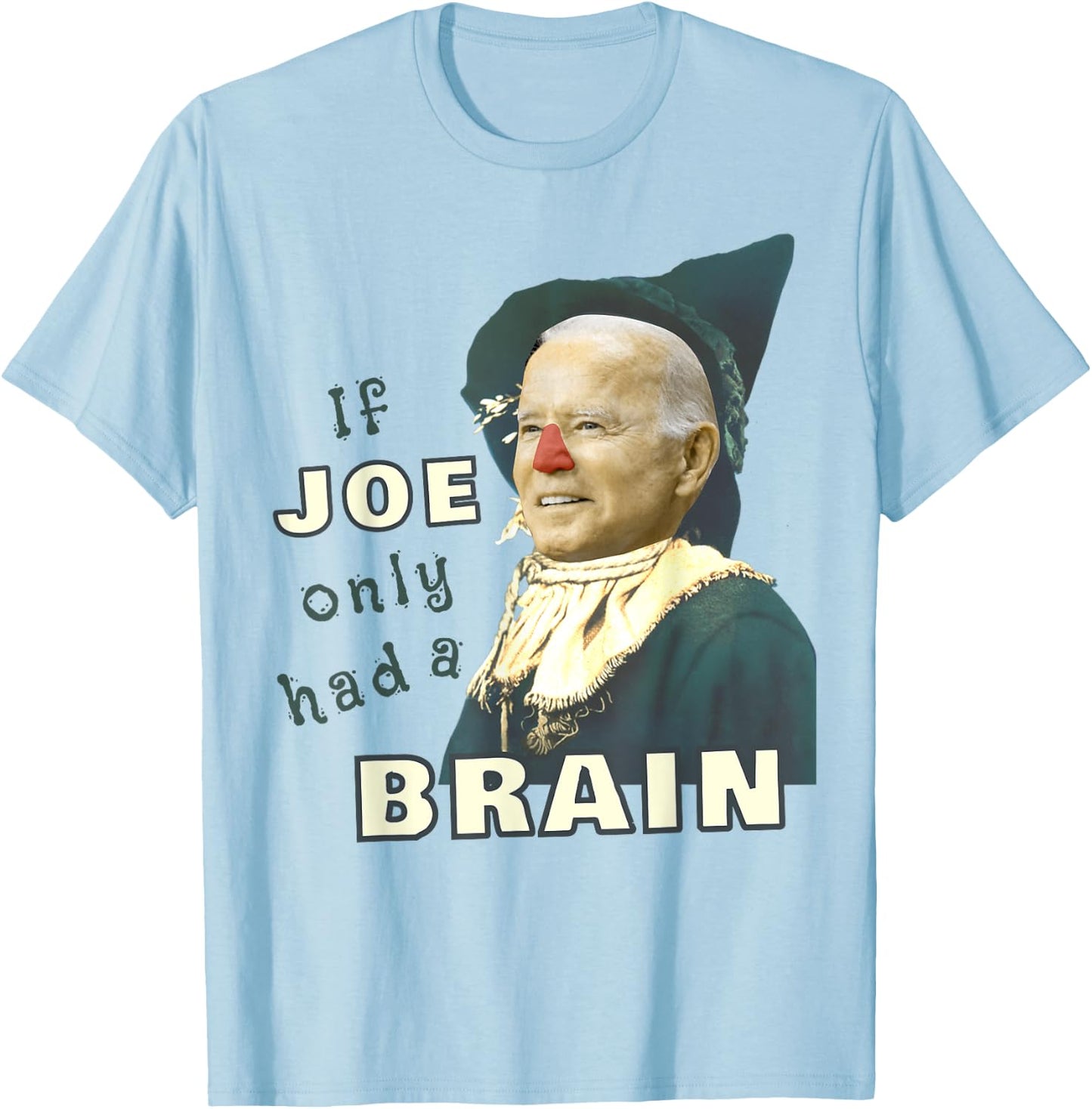 Scarecrow - If I only had a brain T-Shirt - T-Shirt | Light Blue
