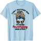 Doing Powerlifting Mom Stuff Mom Of A Powerlifter Mother T-Shirt - T-Shirt | Light Blue