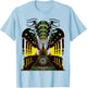 Psychedelic Fractal Ancient Egyptian God Thoth Tehuti T-Shirt - T-Shirt | Light Blue