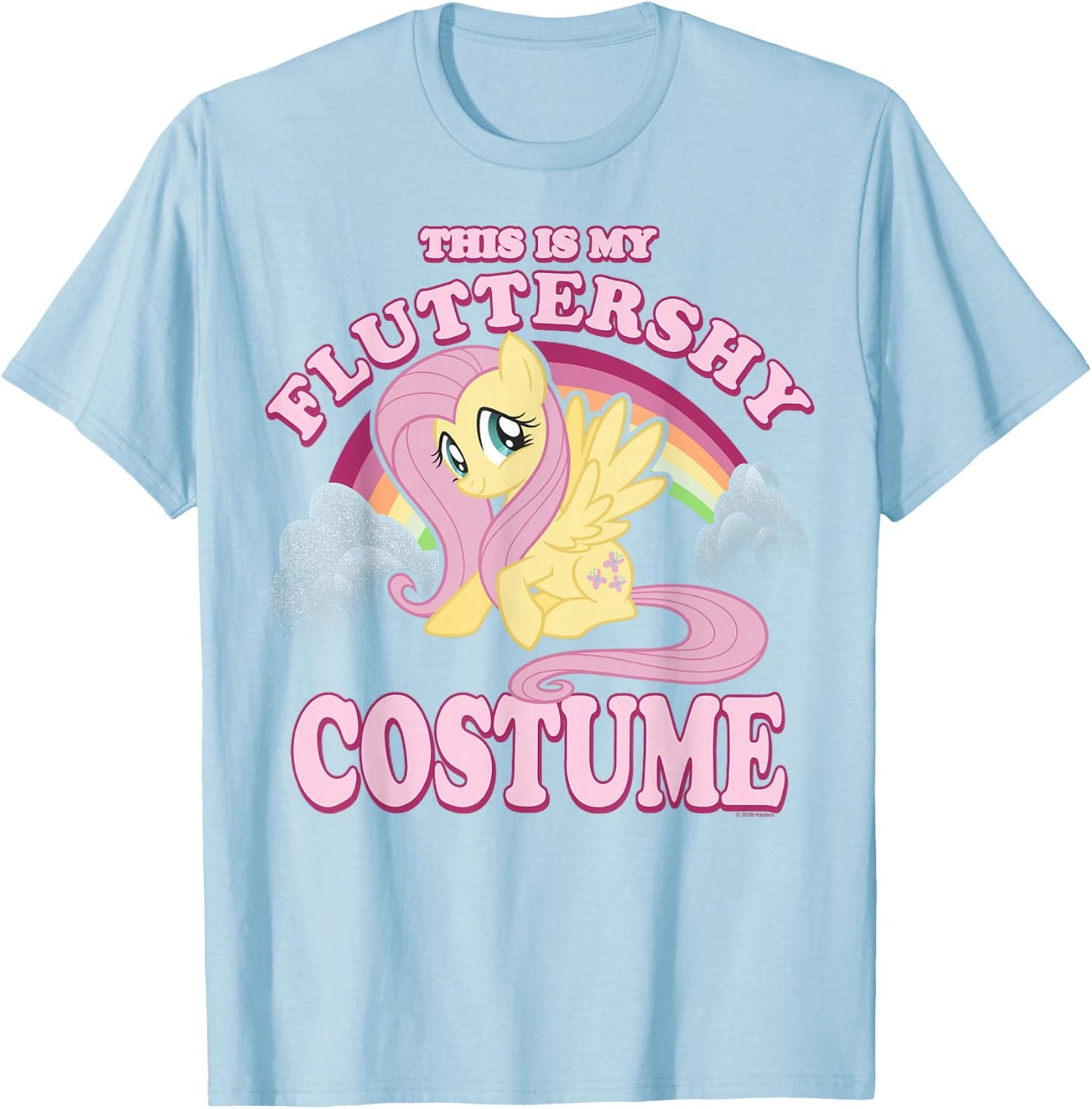My Little Pony: Friendship is Magic Fluttershy Halloween T-Shirt - T-Shirt | Light Blue