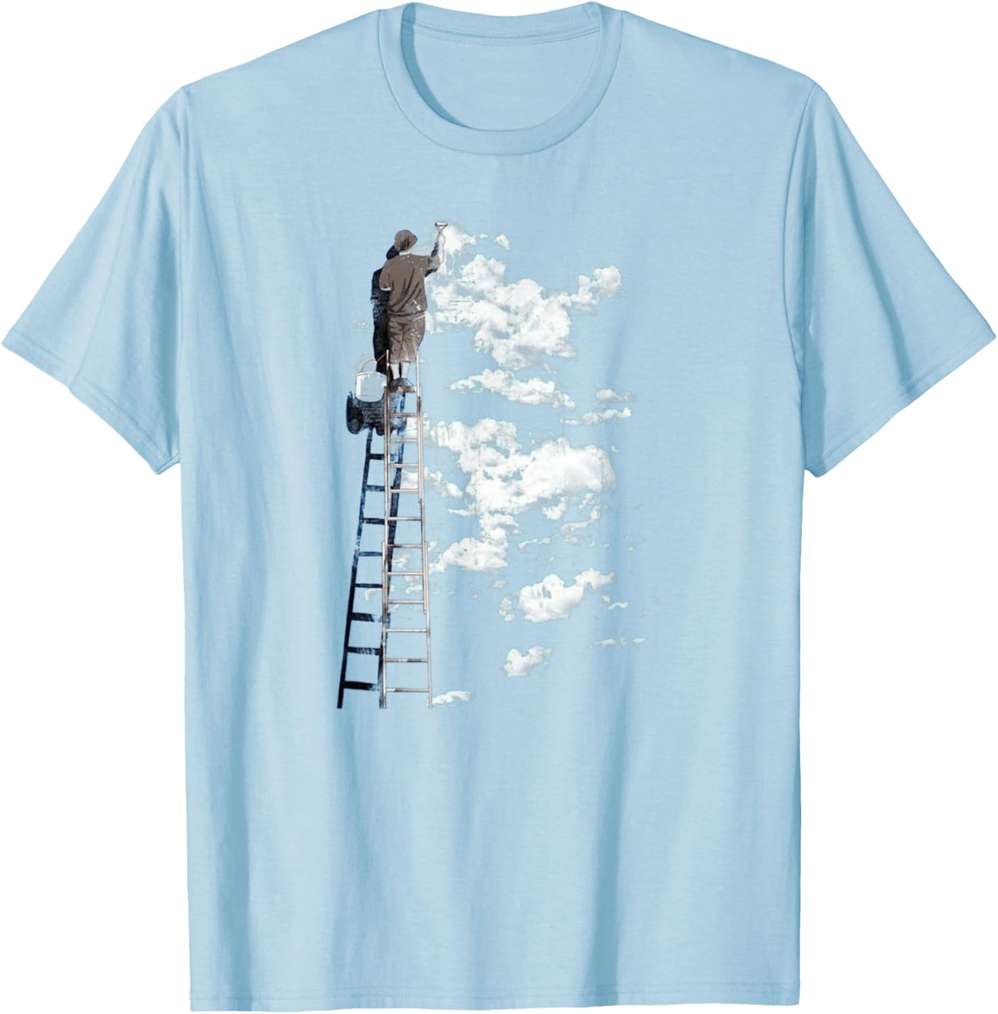 Painting Clouds T-Shirt - T-Shirt | Light Blue