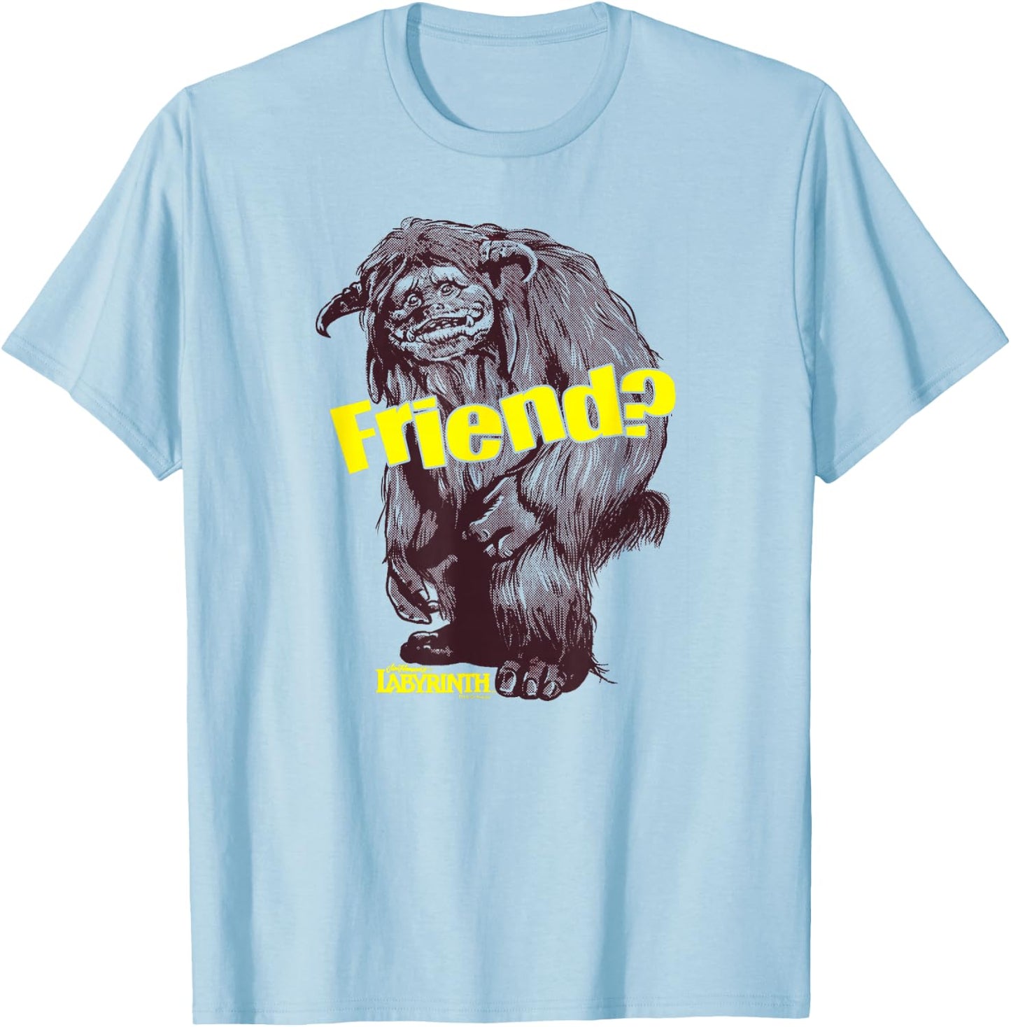 Labyrinth Ludo Friend T-Shirt - T-Shirt | Light Blue