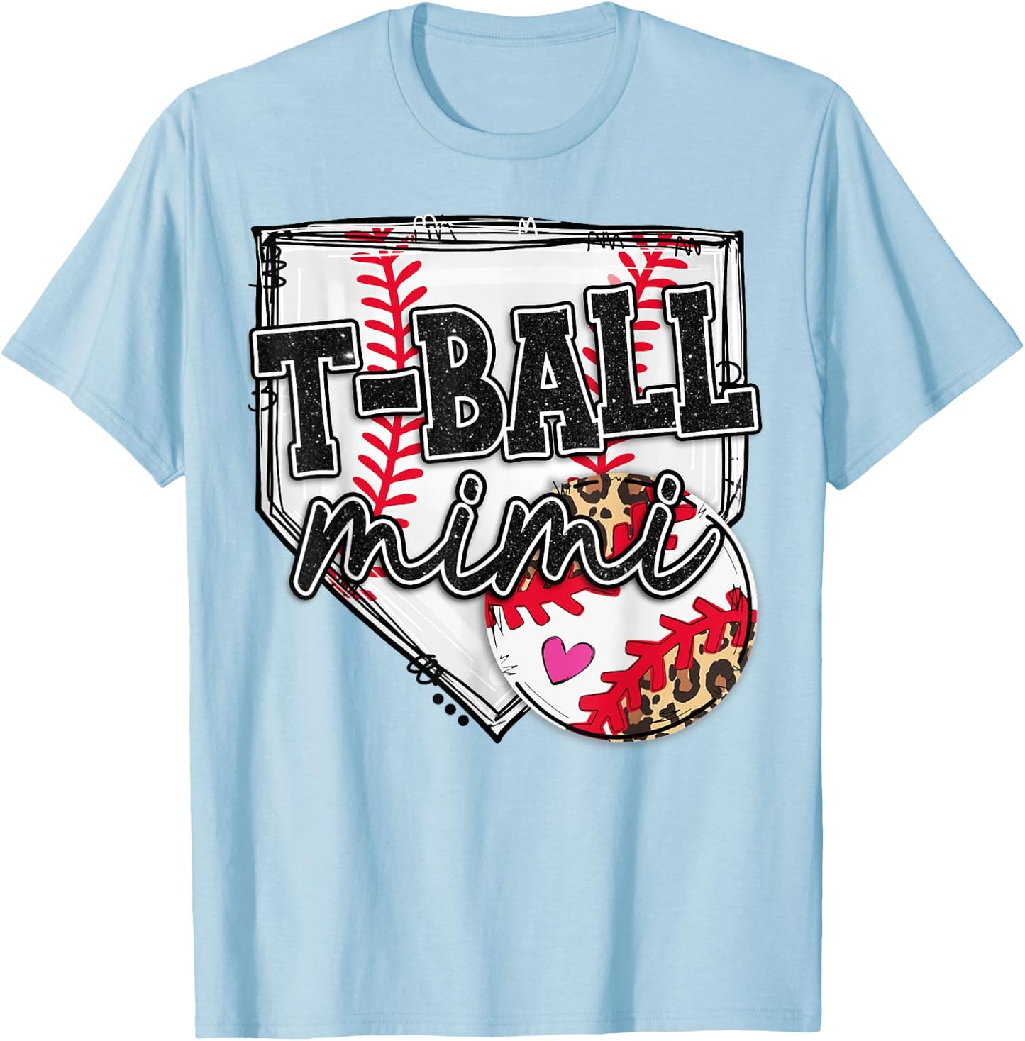 Vintage T-Ball Mimi Proud -Ball Mimi T-Shirt - T-Shirt | Light Blue