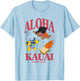 Disney Lilo & Stitch Aloha Kauai Hawaii Underwater Fun T-Shirt - T-Shirt | Light Blue