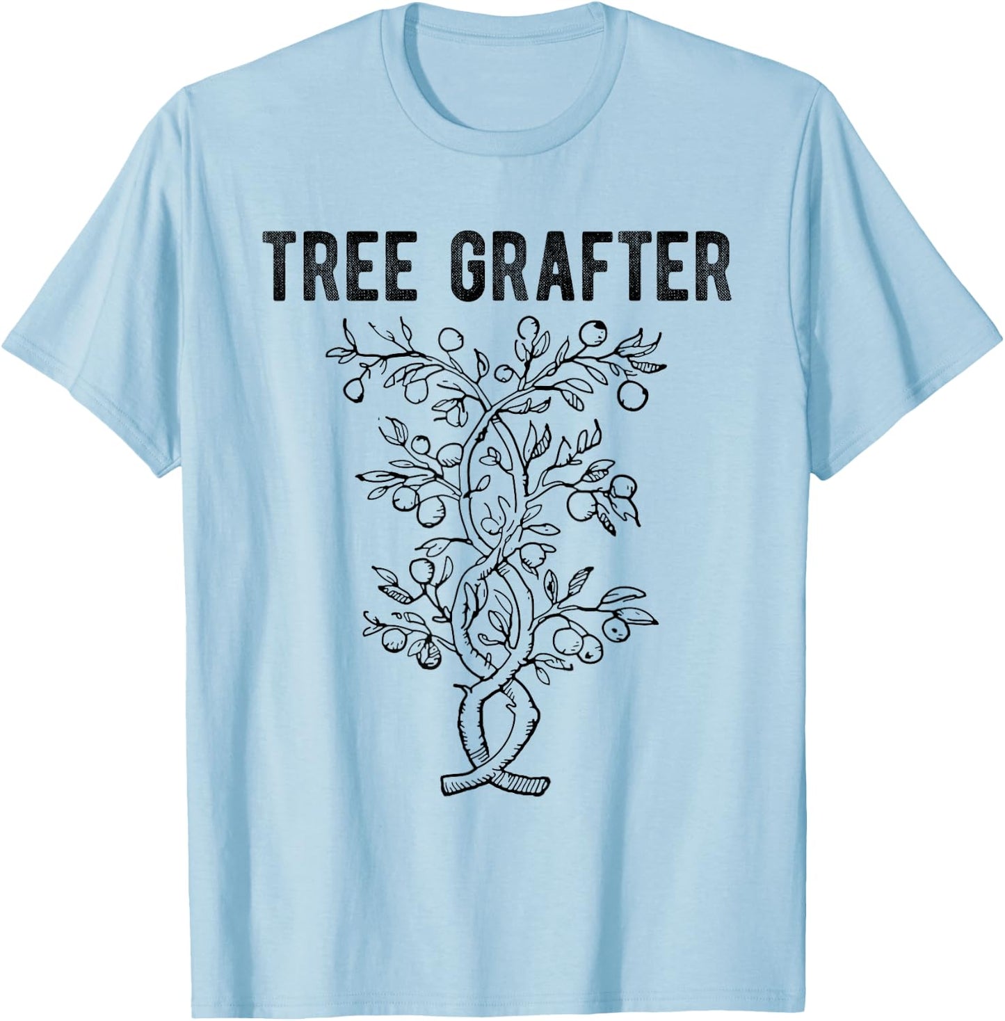 Tree Grafting Horticulture Budding Plant Grafter T-Shirt - T-Shirt | Light Blue