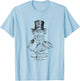 Giuseppe Verdi-Italian-Classical Music-Opera T-Shirt - T-Shirt | Light Blue