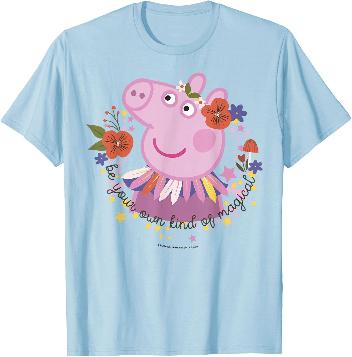 Peppa Pig Magical Portrait T-Shirt - T-Shirt | Light Blue
