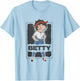 Betty Boop Barbed Wire Frame T-Shirt - T-Shirt | Light Blue