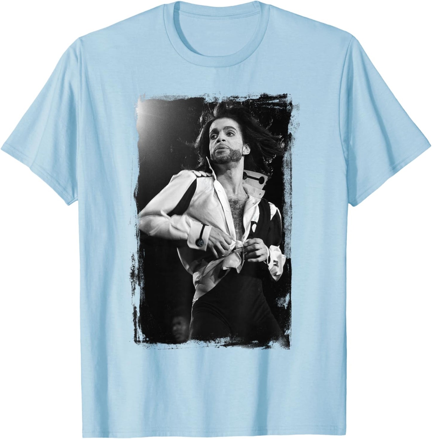 Prince Live On Nude Tour 1991 By Stephen Wright T-Shirt - T-Shirt | Light Blue