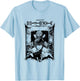 Death Note Light and Ryuk in Ornate Frame Anime T-Shirt - T-Shirt | Light Blue