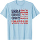 Unmasked unmuzzled unvaccinated unafraid T-Shirt - T-Shirt | Light Blue