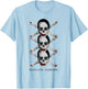 Marilyn Manson – Crossbones X3 T-Shirt - T-Shirt | Light Blue