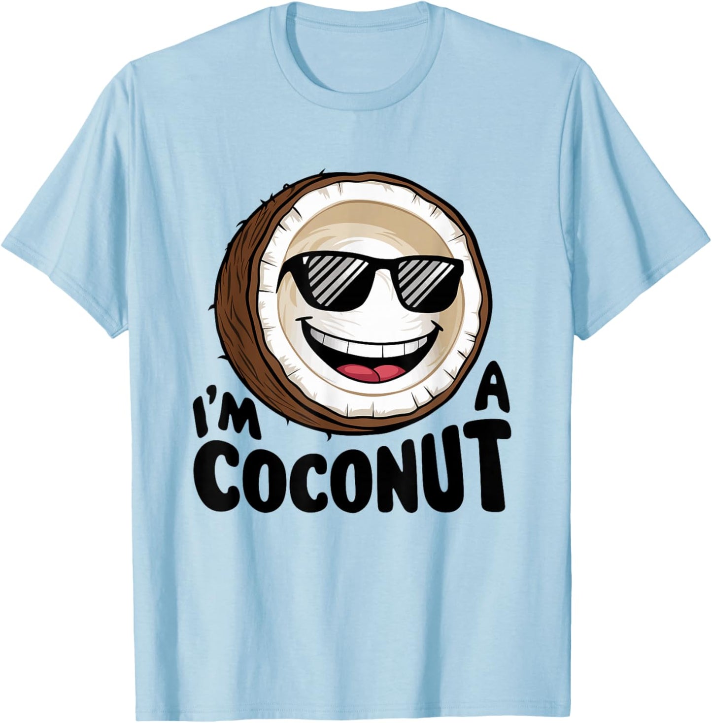 Coconut Costume I'm A Coconut T-Shirt - T-Shirt | Light Blue