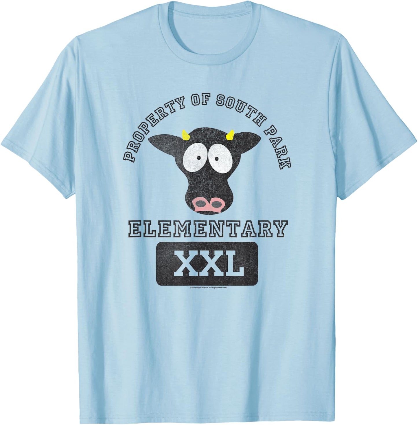 South Park South Park Elementary Cows T-Shirt - T-Shirt | Light Blue