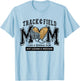 Loud Proud Track Mom Runner Track And Field Mama T-Shirt - T-Shirt | Light Blue