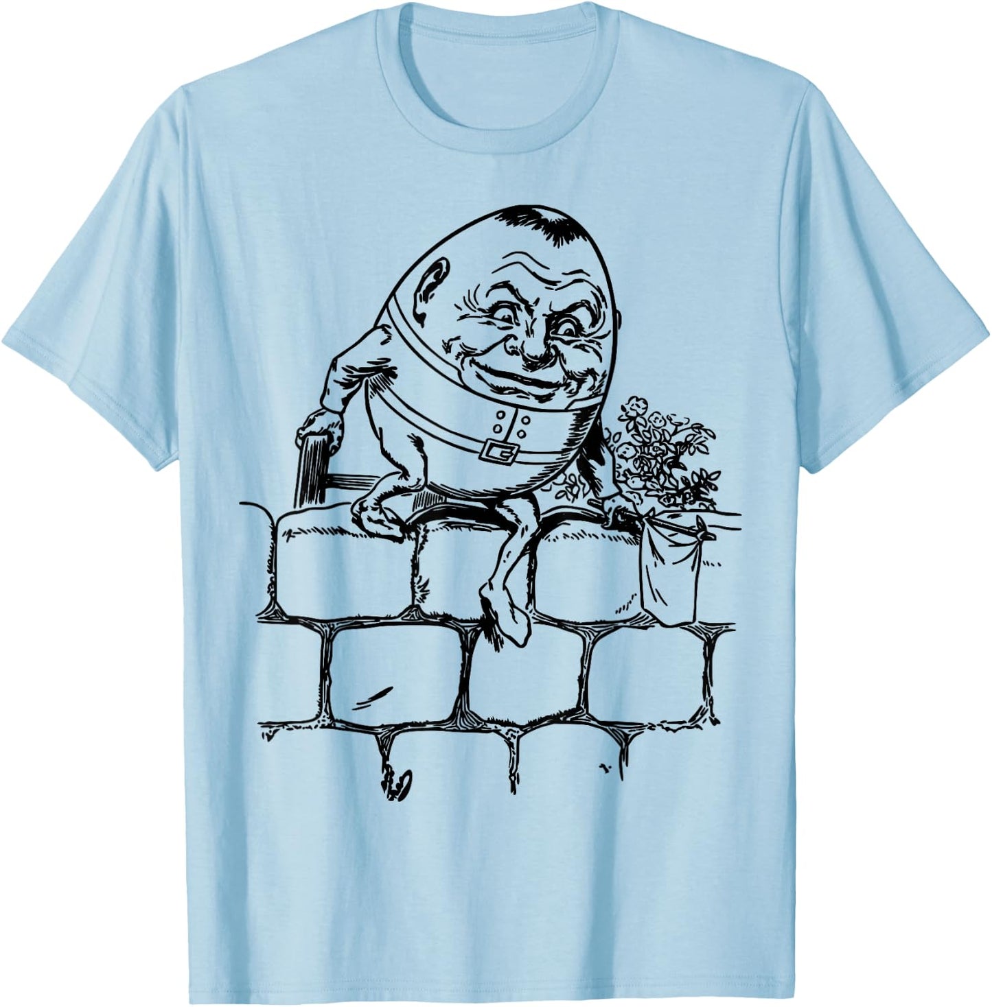 Humpty Dumpty Wall T-Shirt - T-Shirt | Light Blue