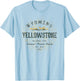 Retro Style Vintage Yellowstone National Park T-Shirt - T-Shirt | Light Blue