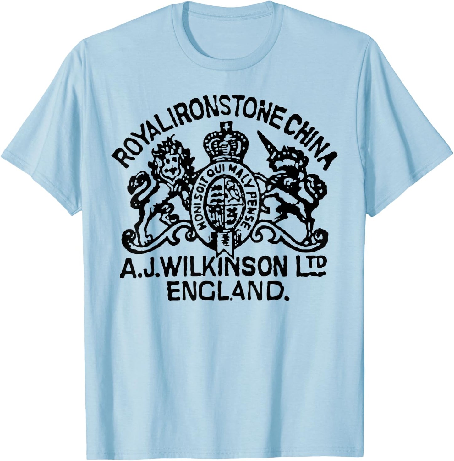 Royal Ironstone China England T-Shirt - T-Shirt | Light Blue