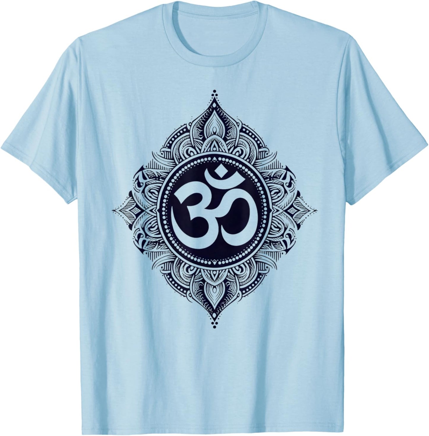 Om Namah Shivaya Buddhism Indian God Ohm Om Durga Puja Hindu T-Shirt - T-Shirt | Light Blue